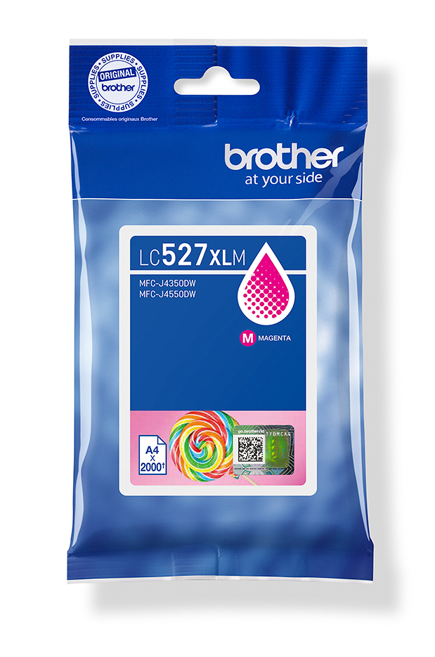 Brother LC527XLM cartuccia d'inchiostro 1 pz Originale Resa elevata (XL) Magenta