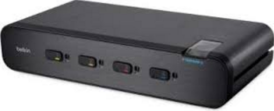 Linksys F1DN104W-3 KVM switch Black