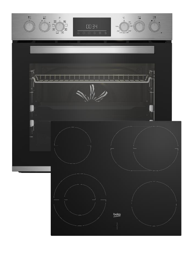Beko BBUM12328X cooking appliance set Ceramic hob Electric