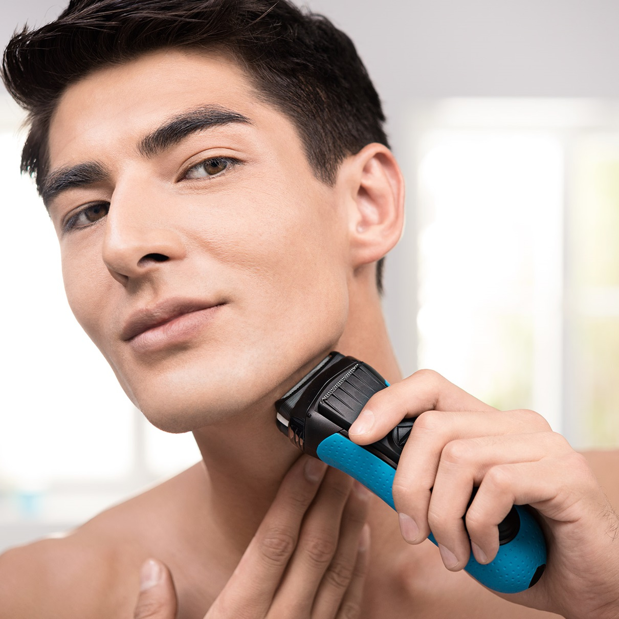 Braun 3010s Foil shaver Trimmer Black, Blue – image 5