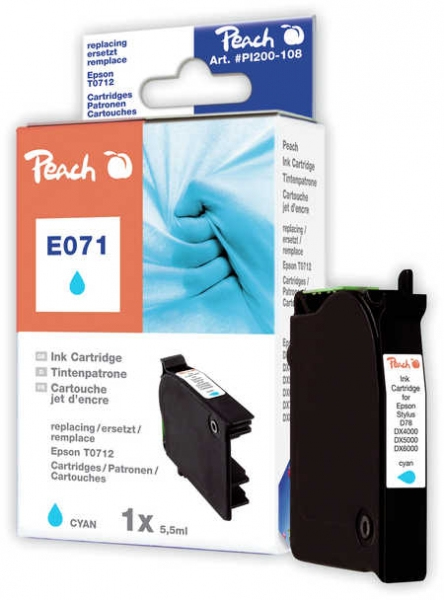 Peach PI200-108 ink cartridge 1 pc(s) Cyan