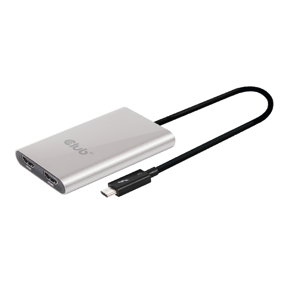 CLUB3D Thunderbolt 3 to Dual HDMI 2.0 Adapter – image 1
