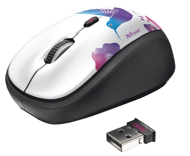 Trust 20251 mouse Travel Ambidextrous RF Wireless Optical 1600 DPI