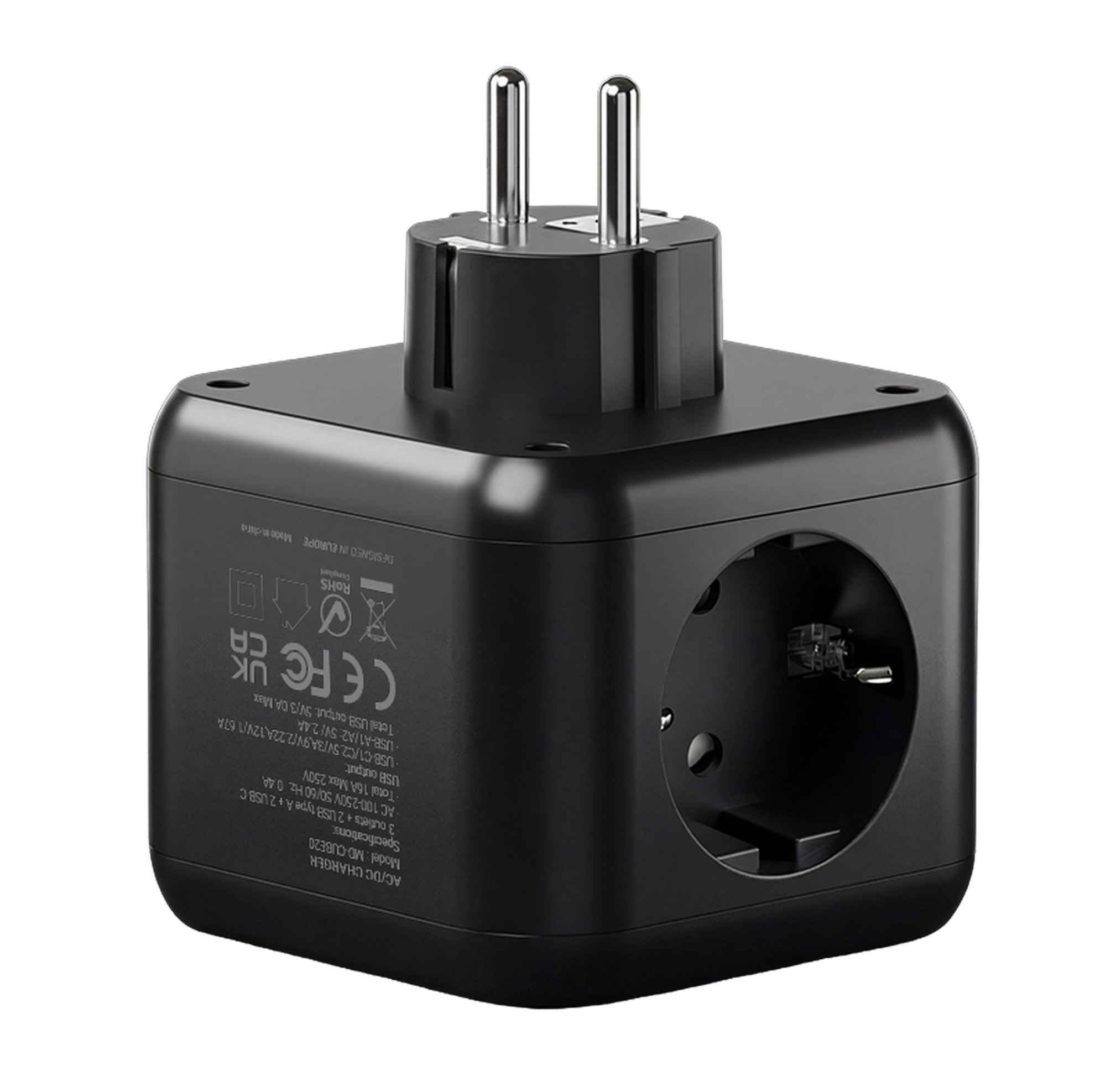 Mars Gaming MDCUBE20 mobile device charger Black – image 4