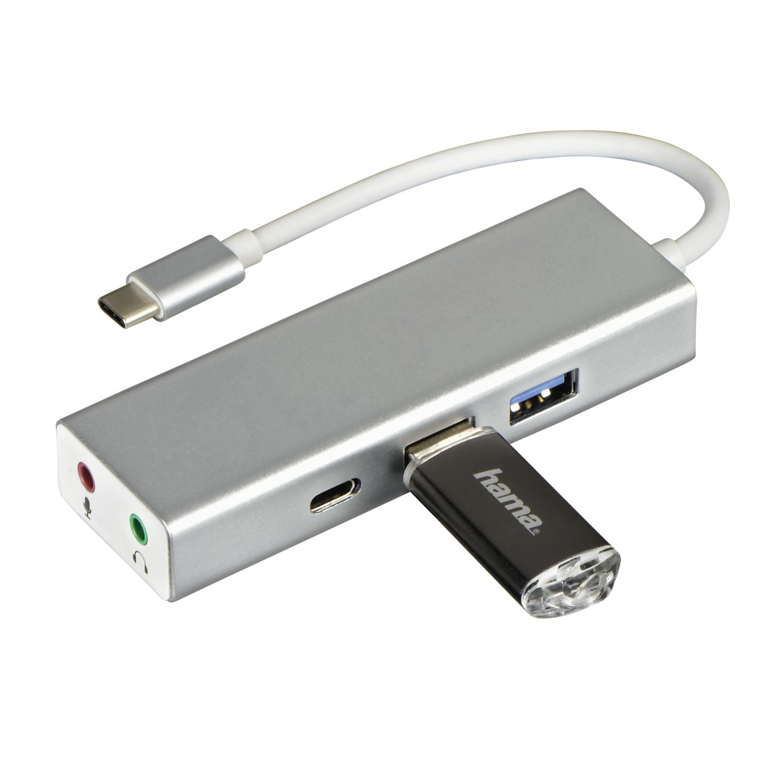 Hama Aluminium USB 3.2 Gen 1 (3.1 Gen 1) Type-C Silver – image 2
