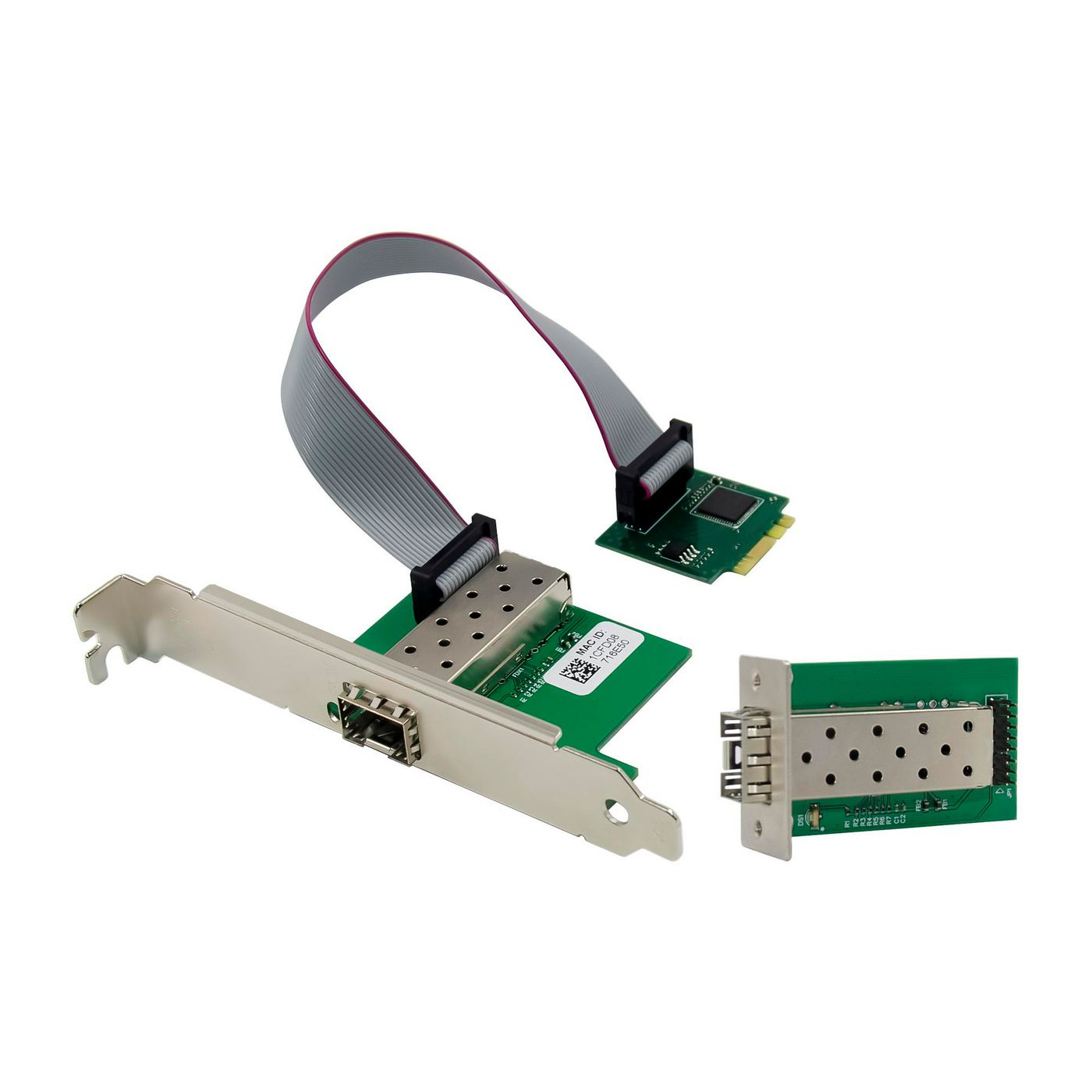 Microconnect MC-M.2-A+E-I210AS-S network card Internal Fiber 1000 Mbit/s – image 1