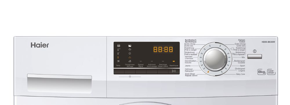 Haier 636 Series HD80-B636W tumble dryer Freestanding Front-load – image 6