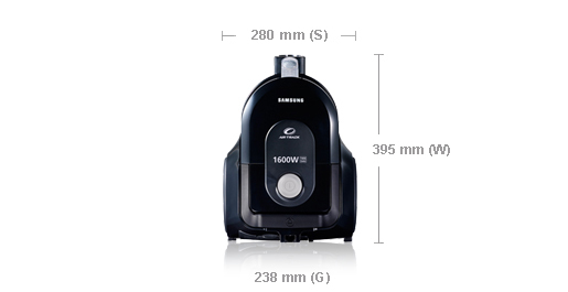 Samsung SC4325 1.3 L Cylinder vacuum Dry 1600 W Bagless – image 6