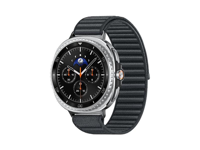 Samsung Galaxy Watch 8 Classic, LTE + Bluetooth, 46mm, Hybrid Band, Black + Fabric Band, Graphite, S/M – image 1