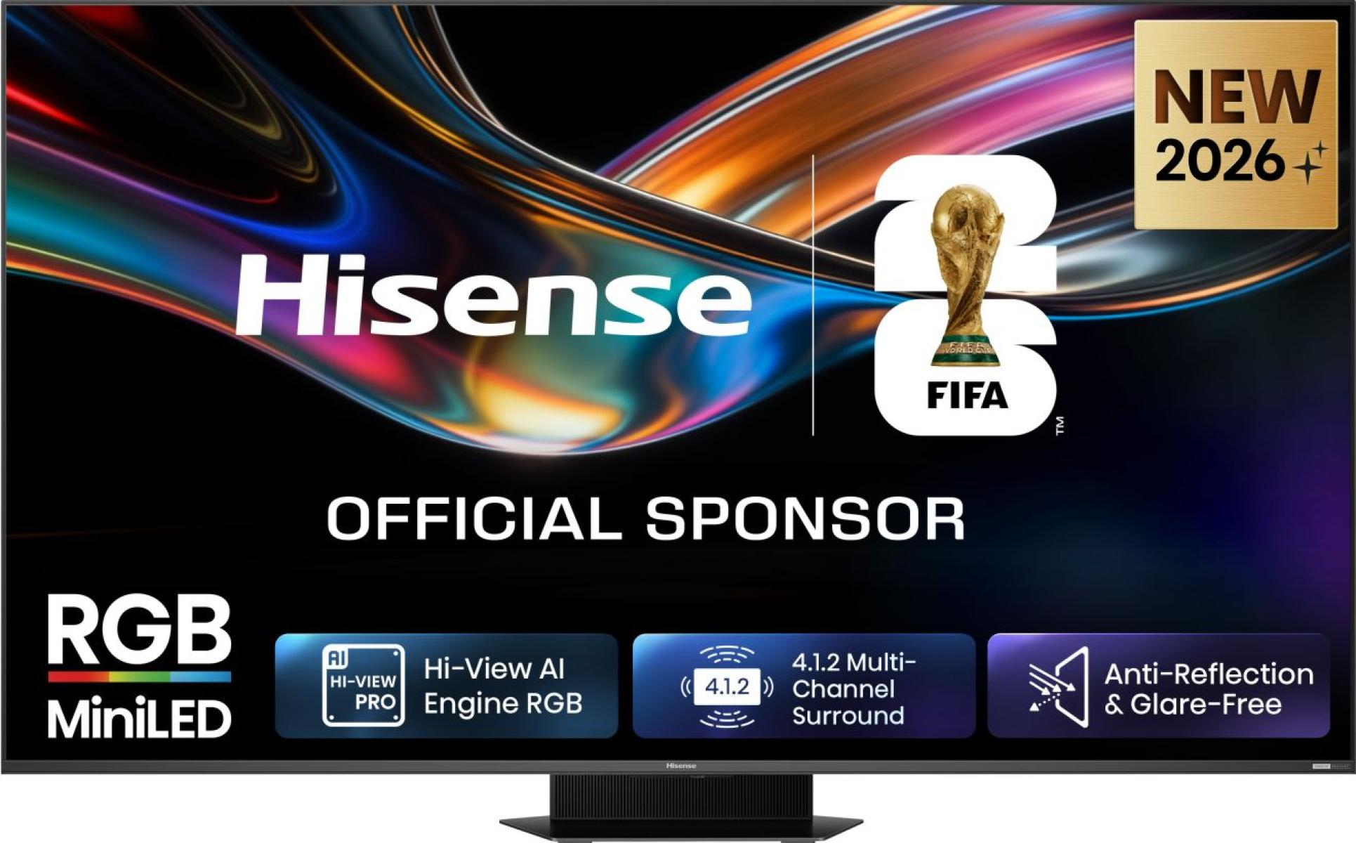 TV LED Hisense RGB Mini LED 65UR9S 164 cm 2026 — photo 1
