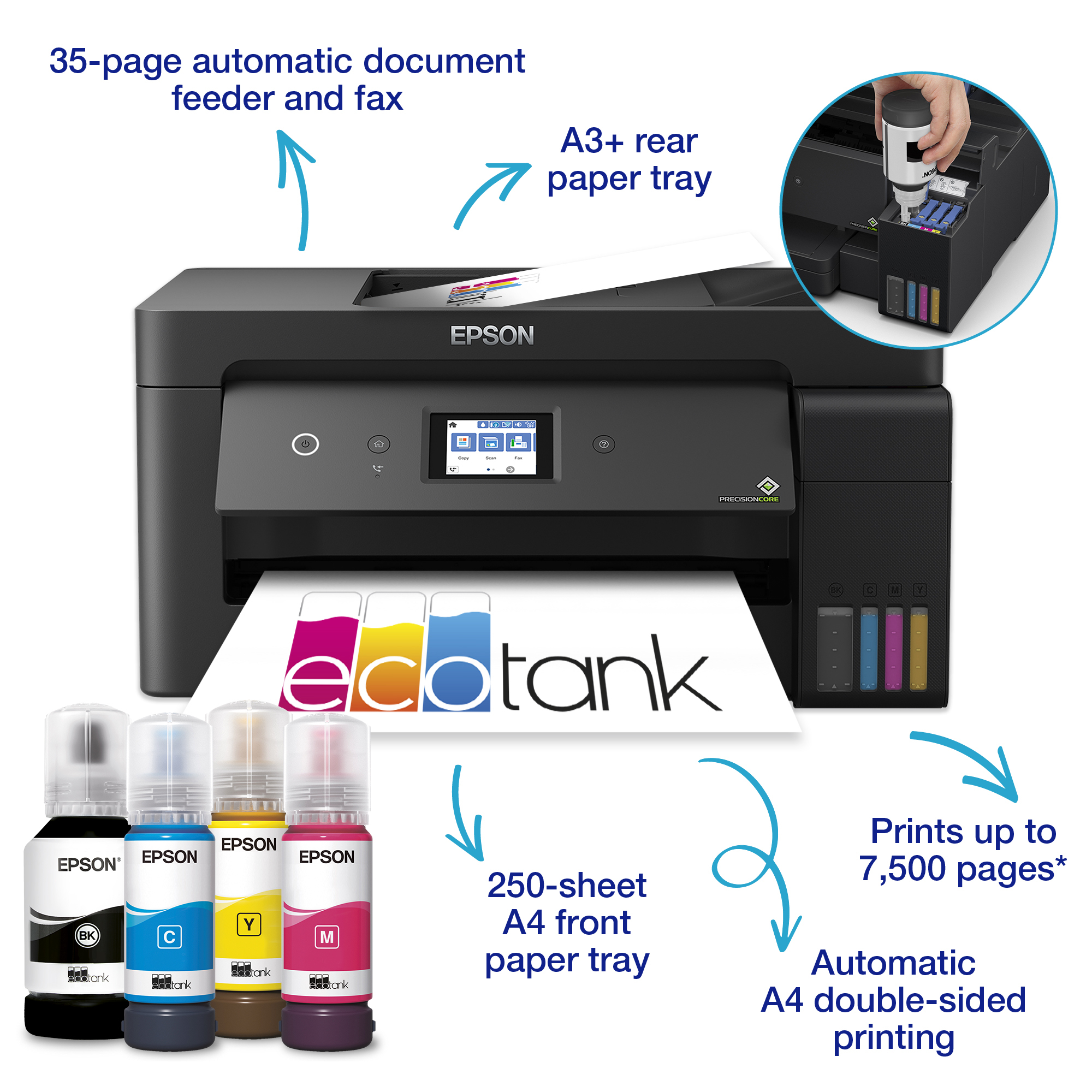 Epson ECOTANK ET-15000 17/30PPM A4/A3 USB 5.760X1.440DPI – image 8