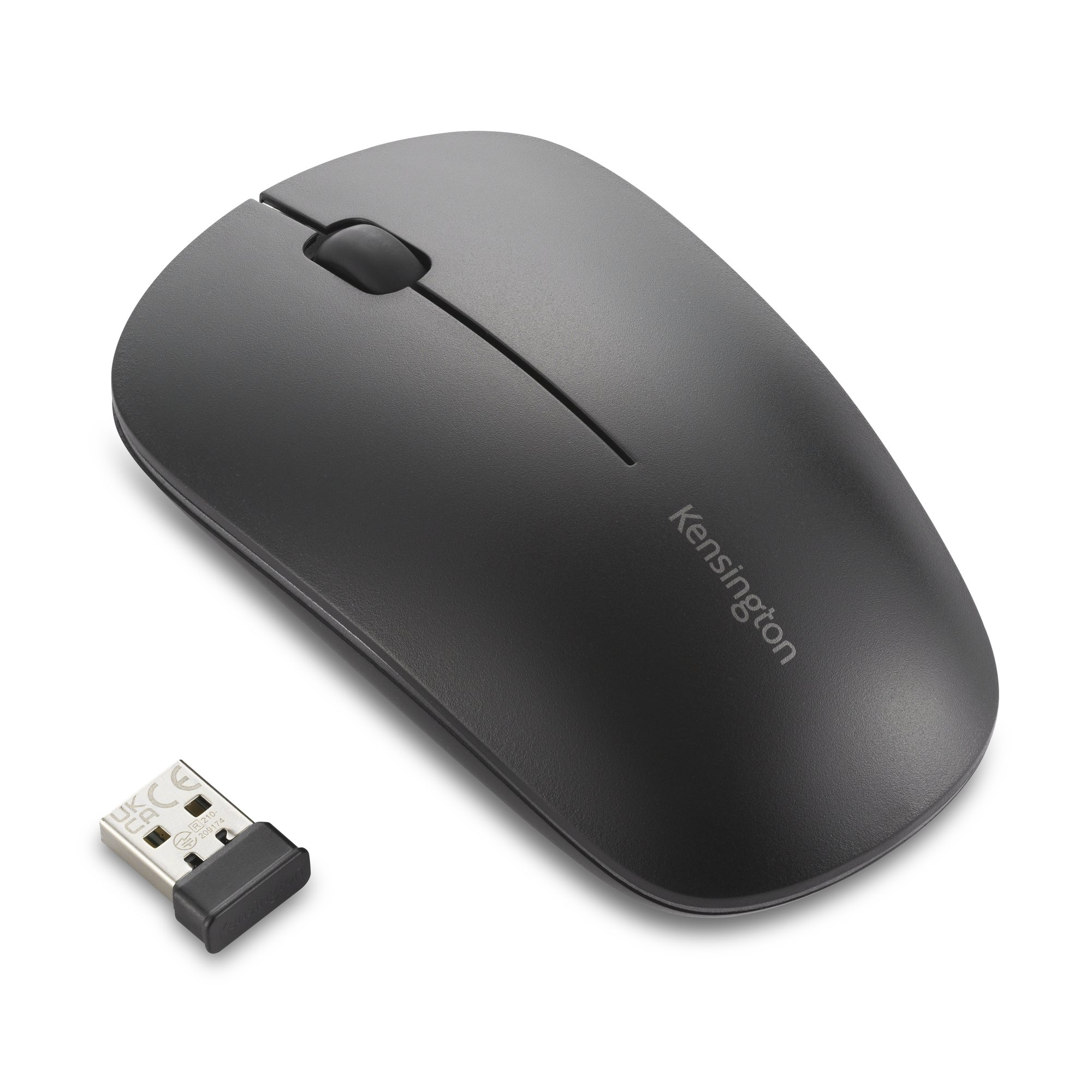 Kensington MY430 EQ - Mouse - rechargeable - right and left-handed - 3 buttons - wireless - 2.4 GHz, Bluetooth 5.0 - USB wireless receiver - brown box