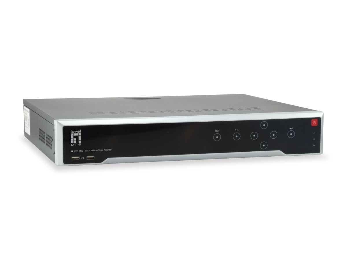 LevelOne NVR-1332 4-Bay Network Video recoder, H265 – image 1