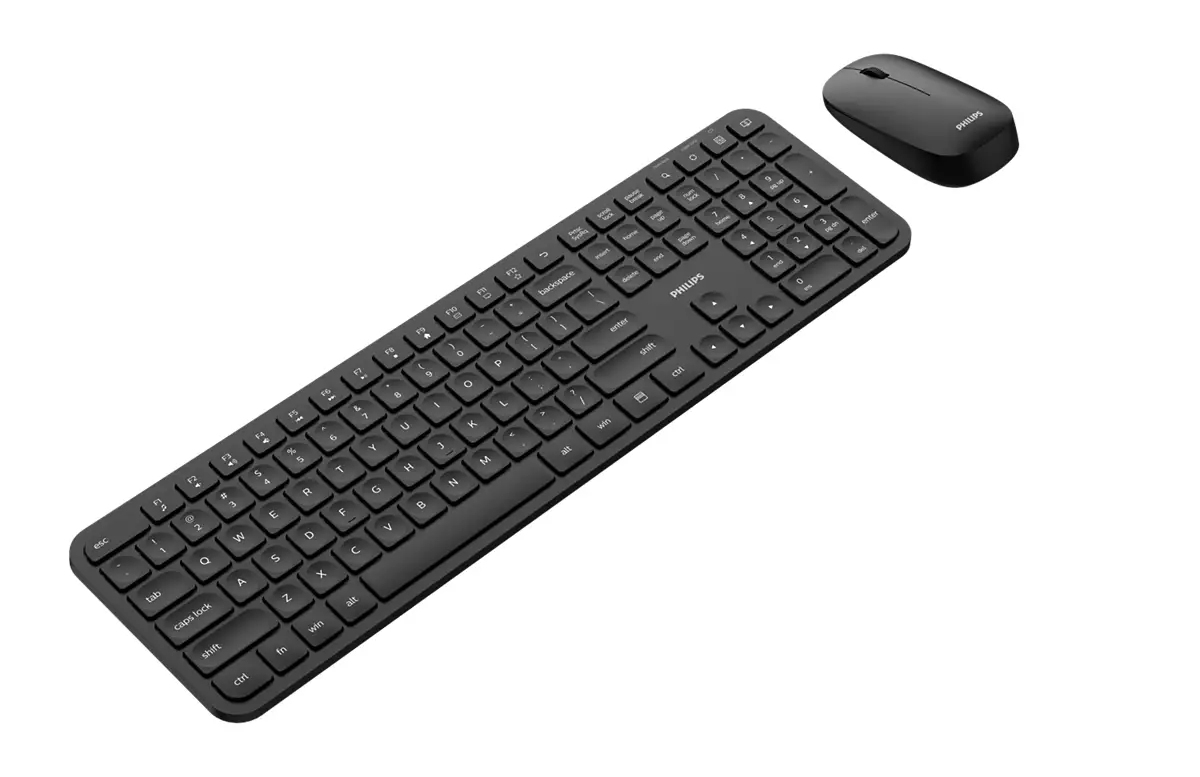 Philips 3000 series SPT6338BL/17 keyboard Mouse included Home/Office RF Wireless QWERTY Black – image 2