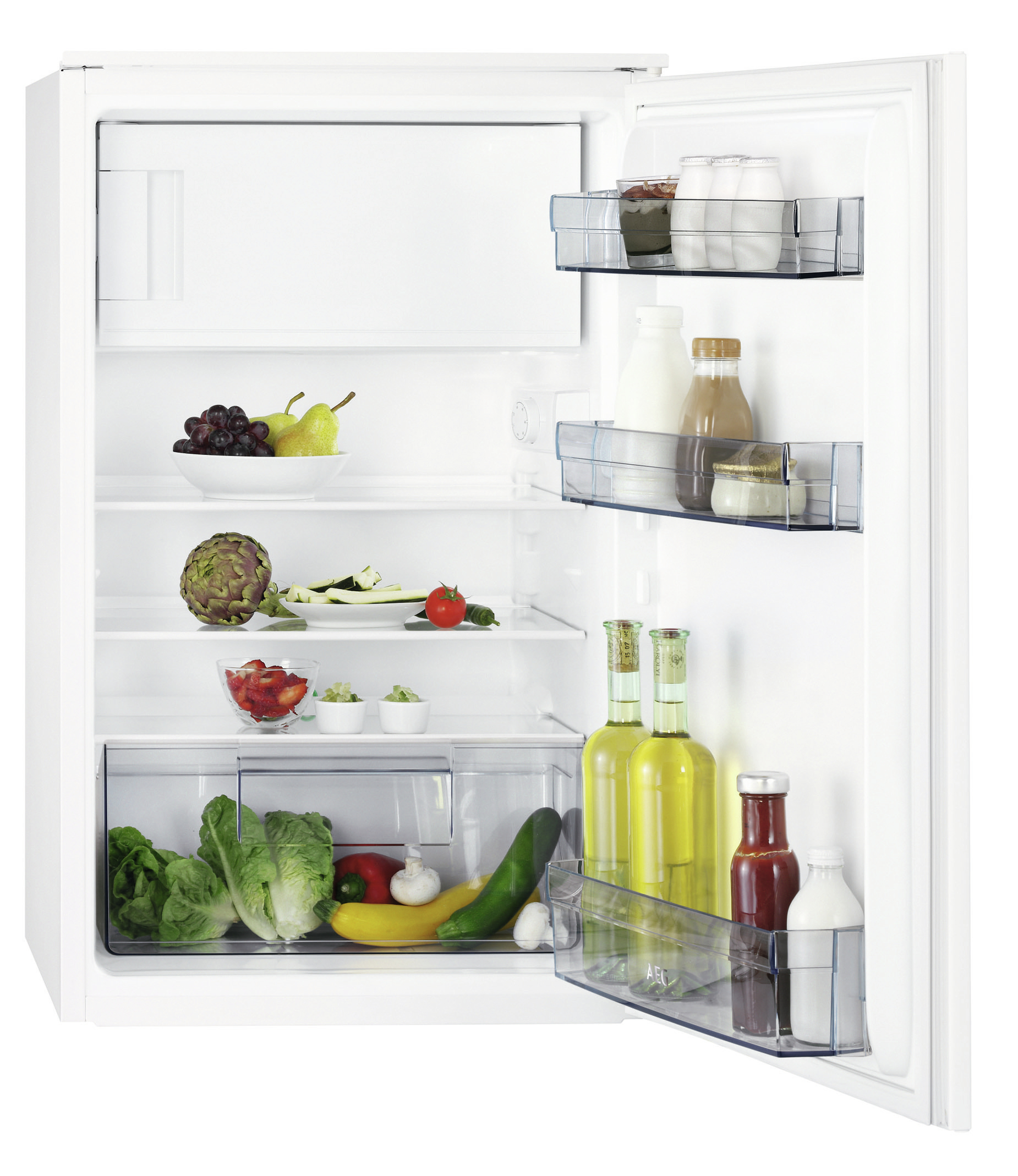 AEG SFB48811AS combi-fridge Built-in