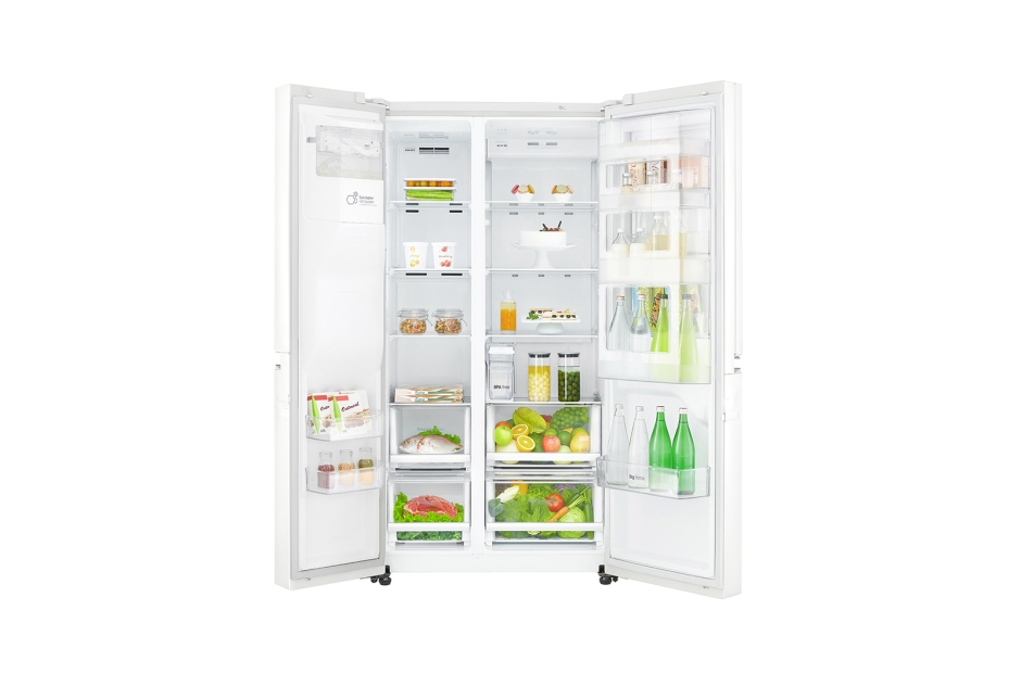LG GSJ761SWXZ side-by-side refrigerator Freestanding – image 6