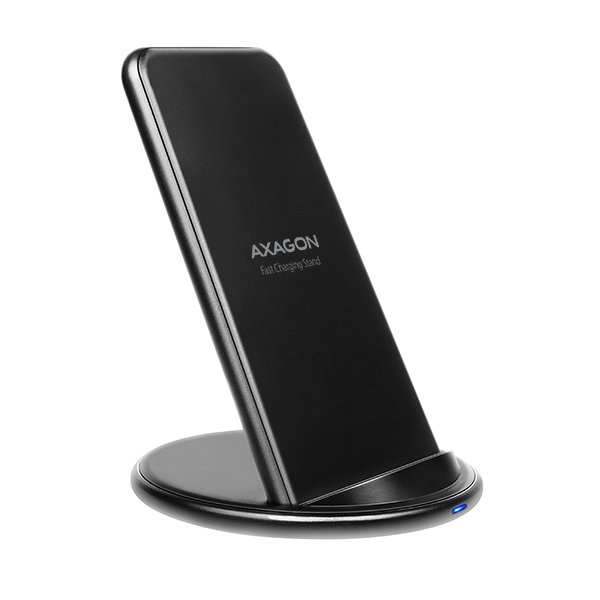 Axagon WDC-S10D mobile device charger Mobile phone, Smartphone, Tablet Black USB Wireless charging Fast charging Indoor – image 1