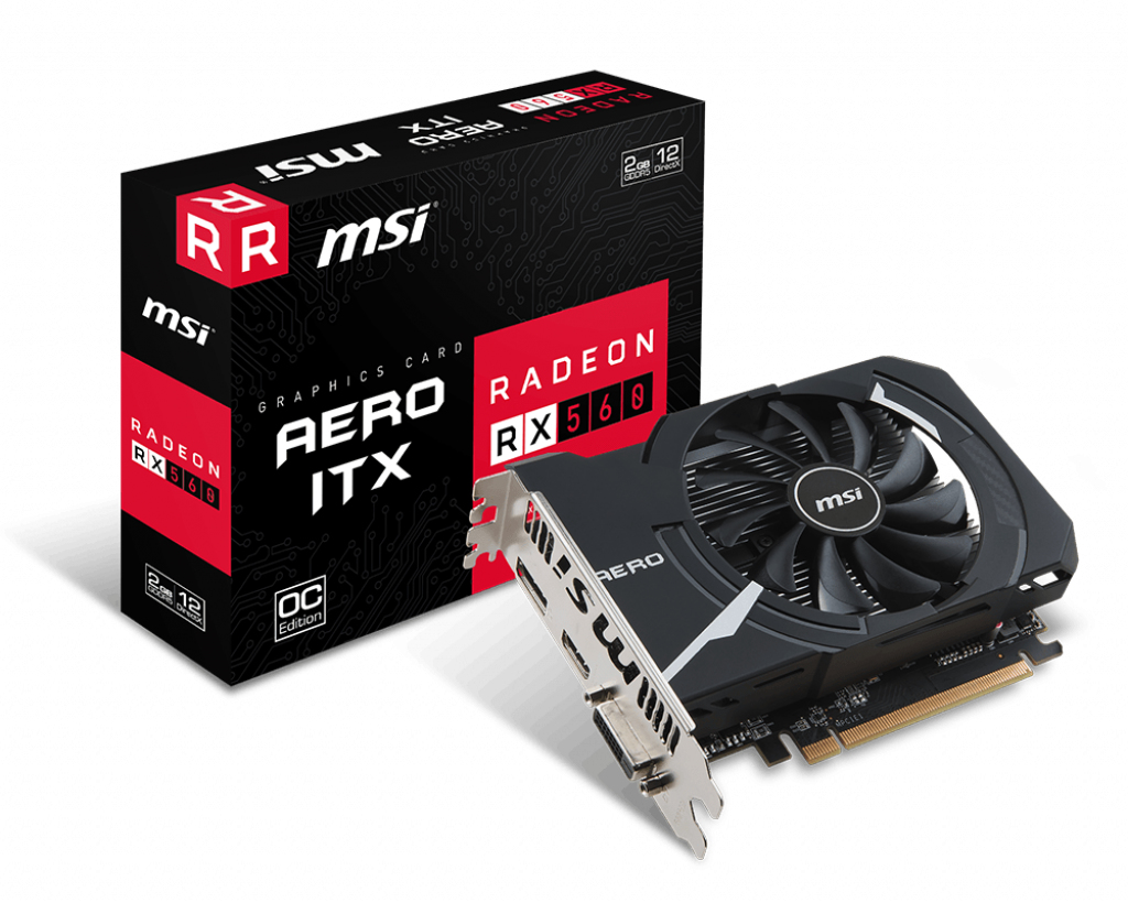 MSI RX 560 AERO ITX 2G OC – image 1