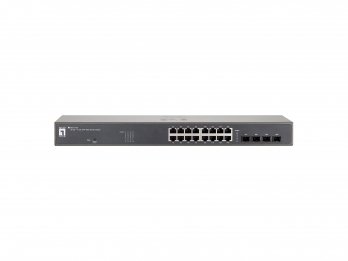 LevelOne 16 GE + 4 GE SFP Web Smart Switch – image 3