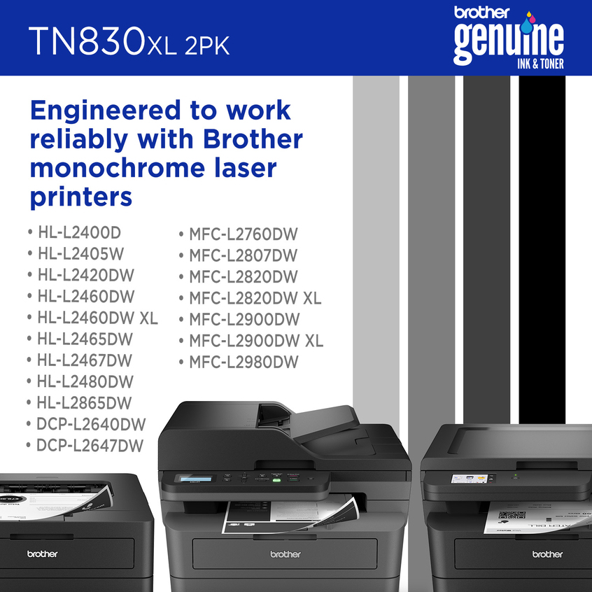 Brother TN-830XL2PK toner cartridge 2 pc(s) Original Black – image 5