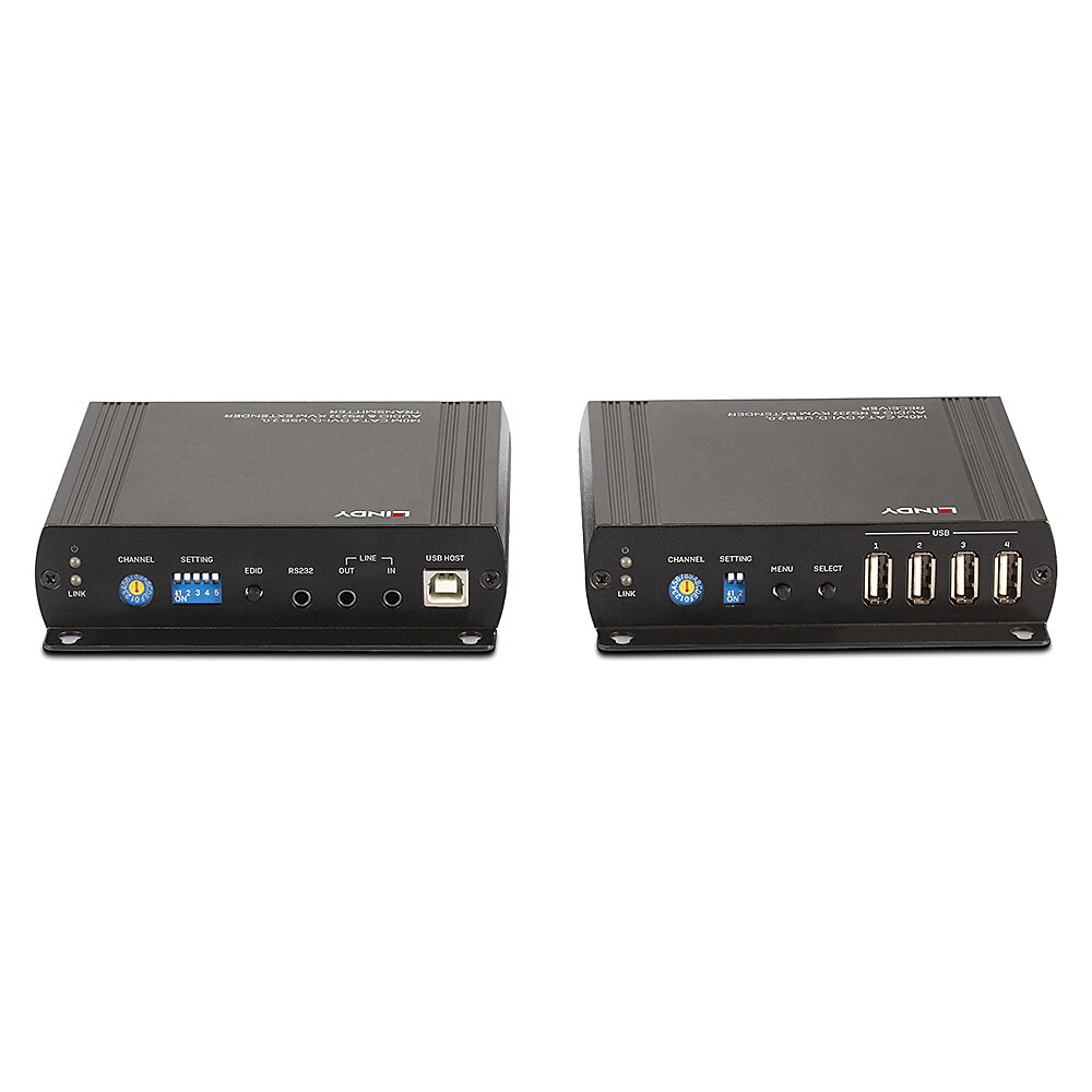 Lindy 140m Cat.6 DVI-D, USB, Audio and RS-232 KVM Extender – image 3