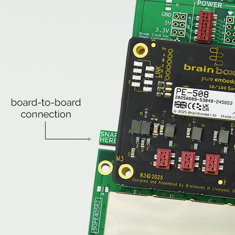 Brainboxes Pure Embedded 8 Port 10/100 Ethernet Switch Module – image 4