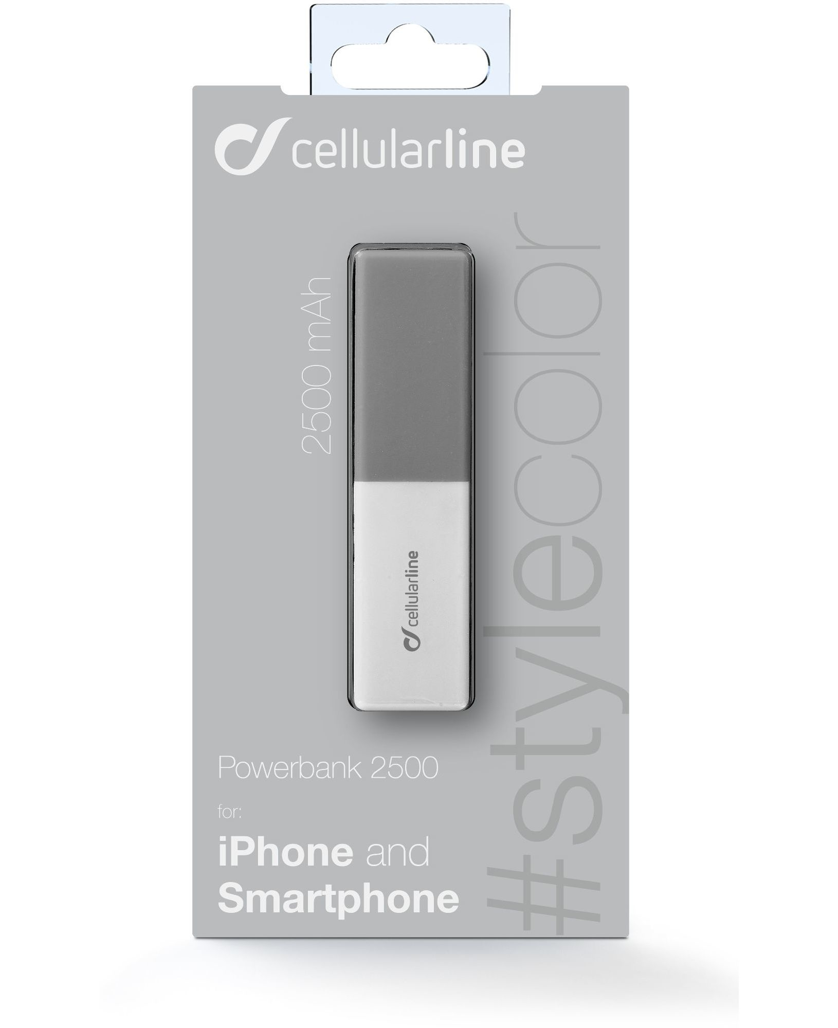Cellularline Powerbank #Stylecolor 2500 - Universal – image 2