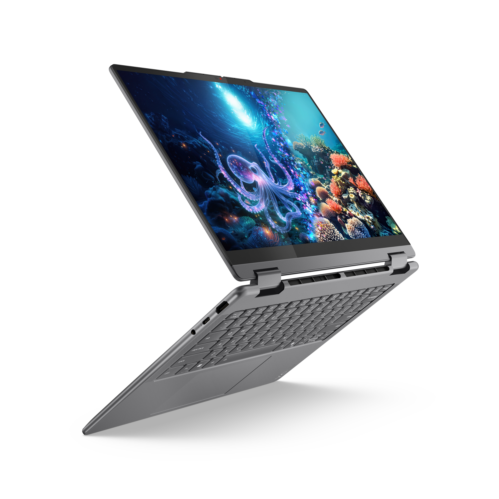 LENOVO - Convertible 2 en 1 Lenovo Yoga 7 14ILL10, Copilot+ PC, Intel Core Ultra 5-226V, 16GB, 512GB SSD, 14' OLED, W11. - imagen 11