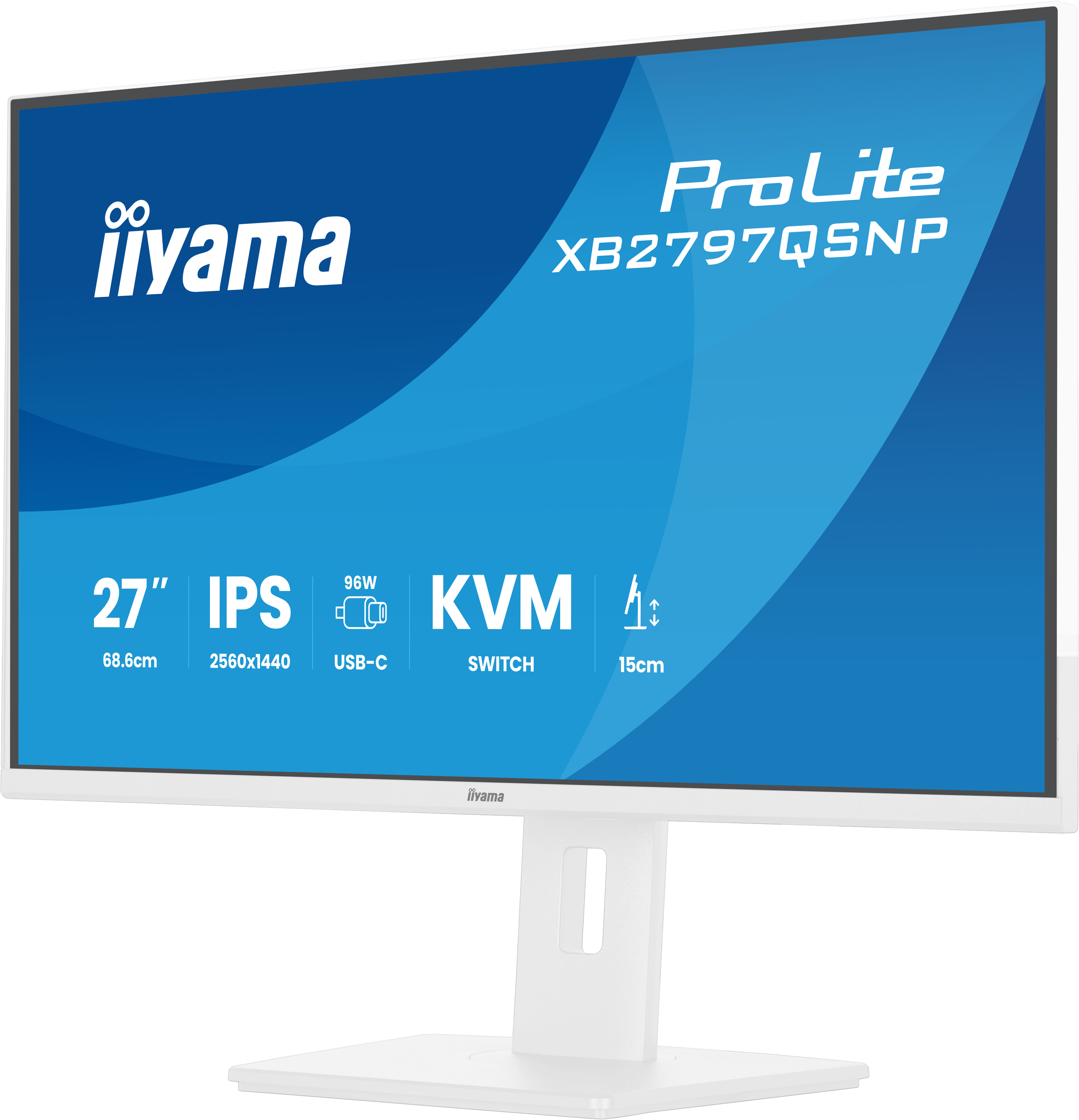 IIYAMA 68.6cm (27)   XB2797QSNP-W1 16:9 HDMI+DP+USB-C+KVM