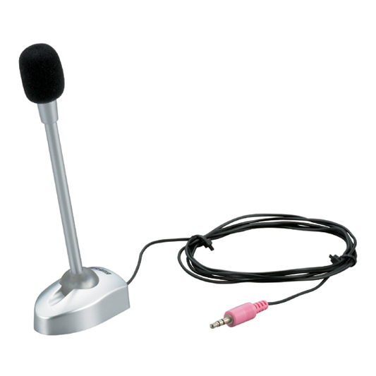 Buffalo BSHSM01SV microphone Black, Silver Laptop microphone