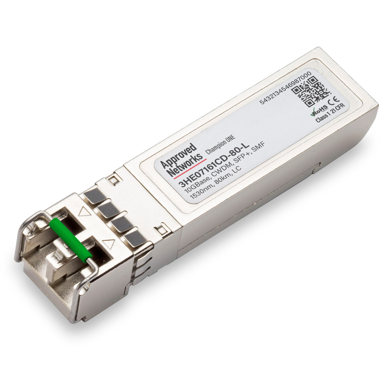 Legrand 3HE07161CD-80-L network transceiver module Fiber optic 10000 Mbit/s SFP+ 1530 nm