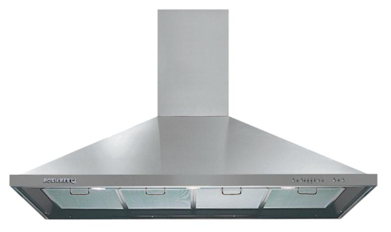 Rosieres RDM121/1IN cooker hood Wall-mounted Silver 530 m³/h
