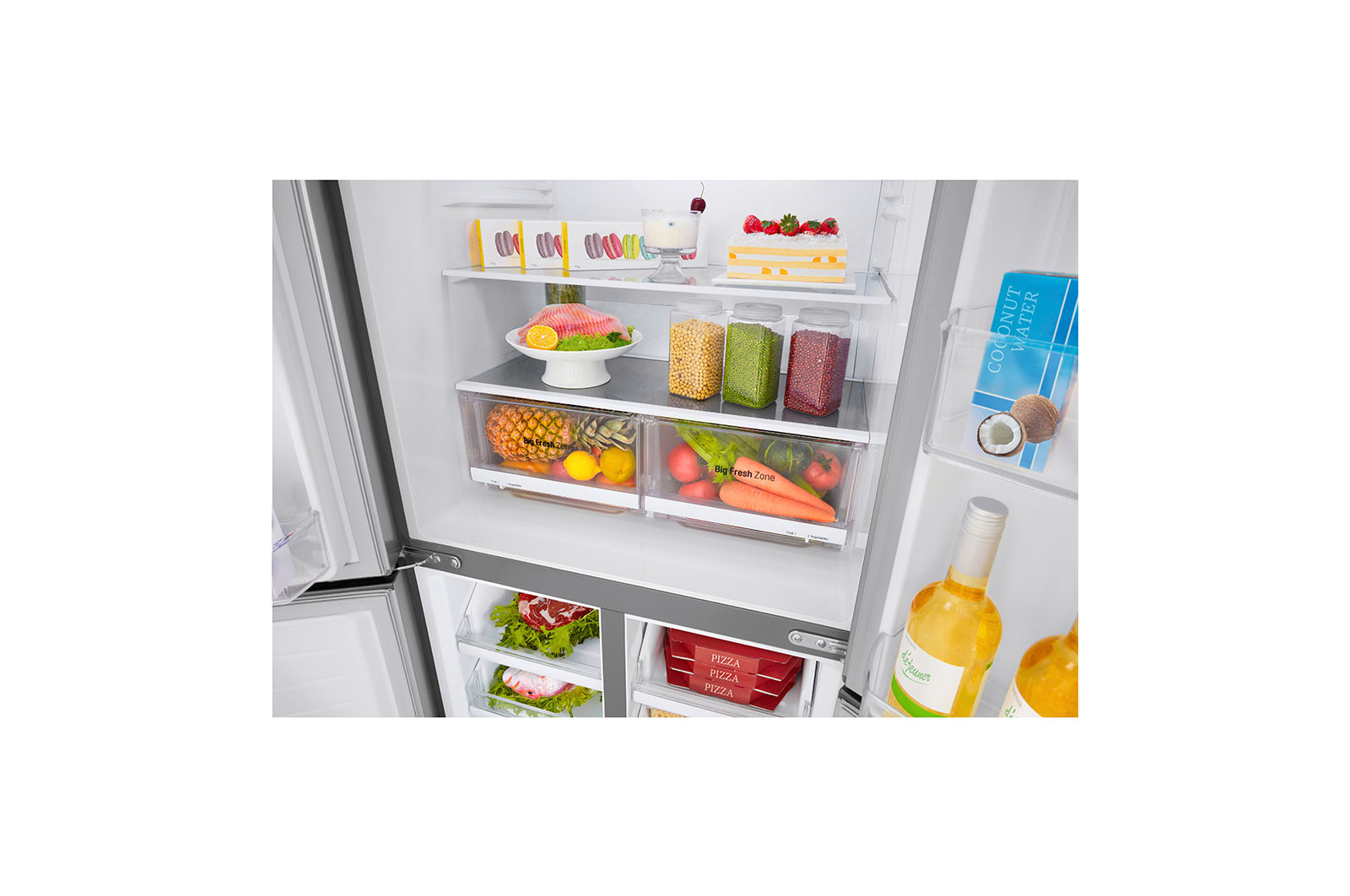 LG GC-B22FTLPL side-by-side refrigerator Freestanding – image 2