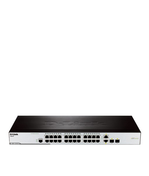 D-Link DES-3200-26/T network switch Managed L2 Fast Ethernet (10/100) 1U Black, Silver