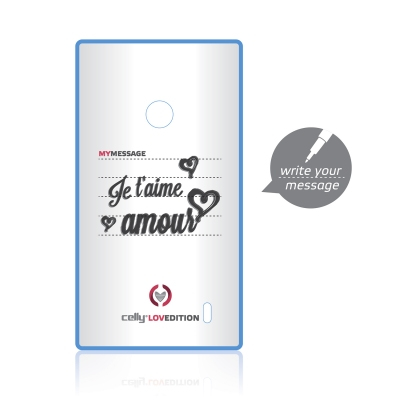 Celly CLOVE321BL mobile phone case Cover Blue, White – image 3