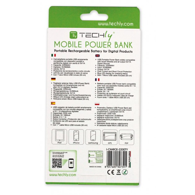 Techly Emergency Battery Charger for Smartphone – image 7
