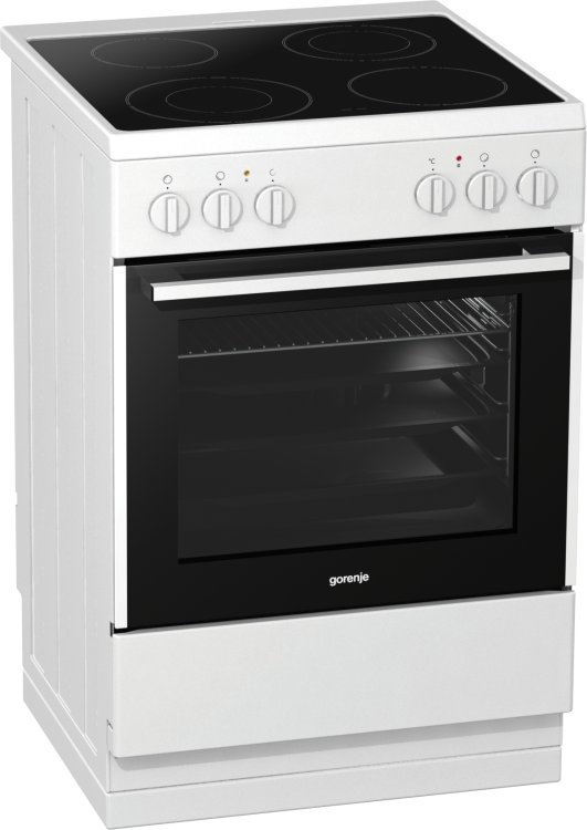 Gorenje EC617E17WKX Freestanding cooker Electric Ceramic hob White