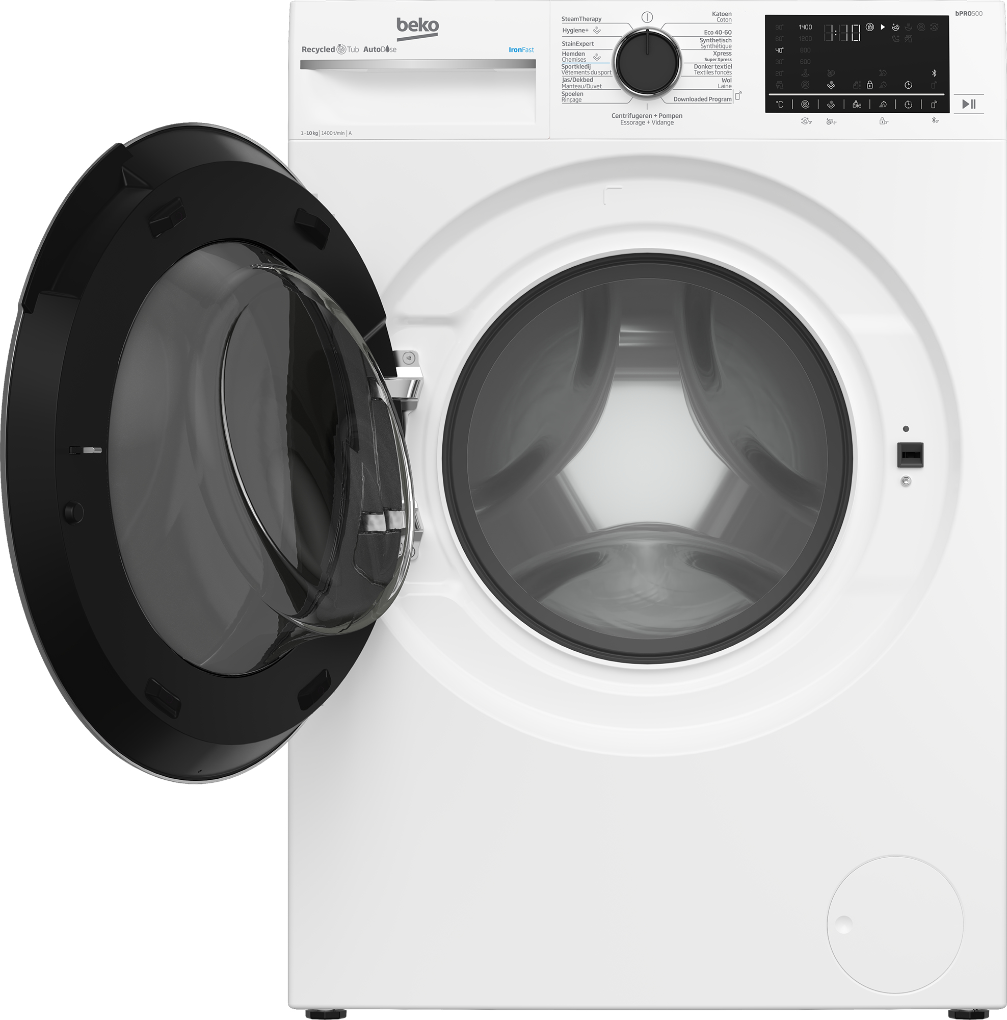Beko B5WT5104106W washing machine Front-load – image 3