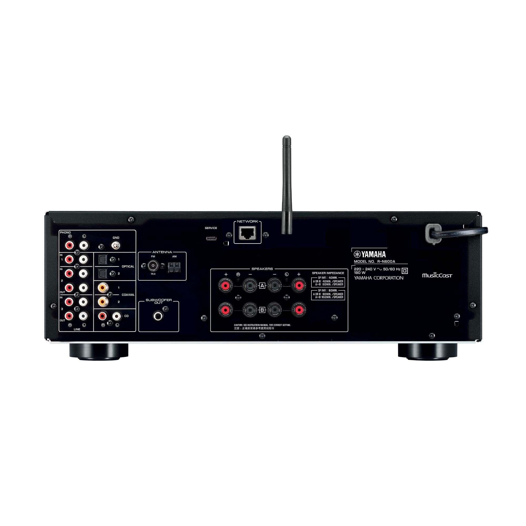 Yamaha R-N600A 80 W Black – image 4