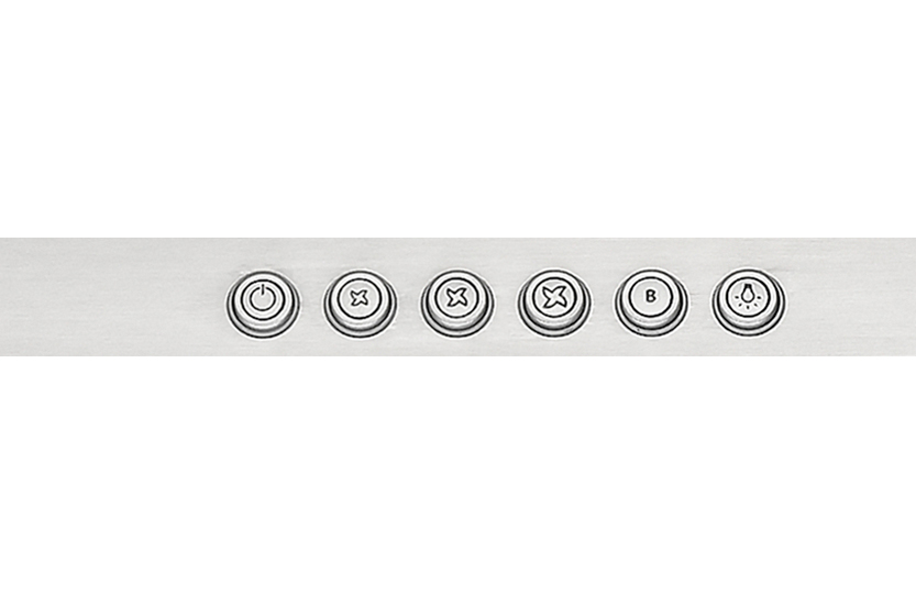 Hotpoint HHC7.7AB cooker hood Wall-mounted Stainless steel 684 m³/h – image 2