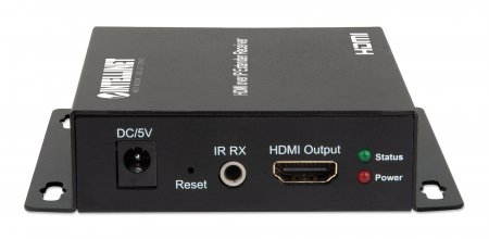 Intellinet HDMI over IP Extender Receiver (for use with 208260), Up to 120m (Euro 2-pin plug) – image 5