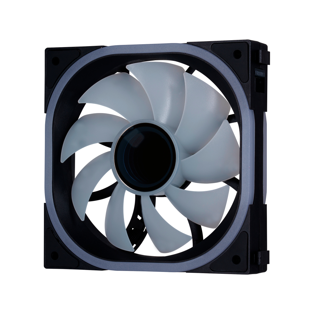 Ventilador Game Factor FG500 - 120mm - 1900 RPM - Negro - FG500-BK