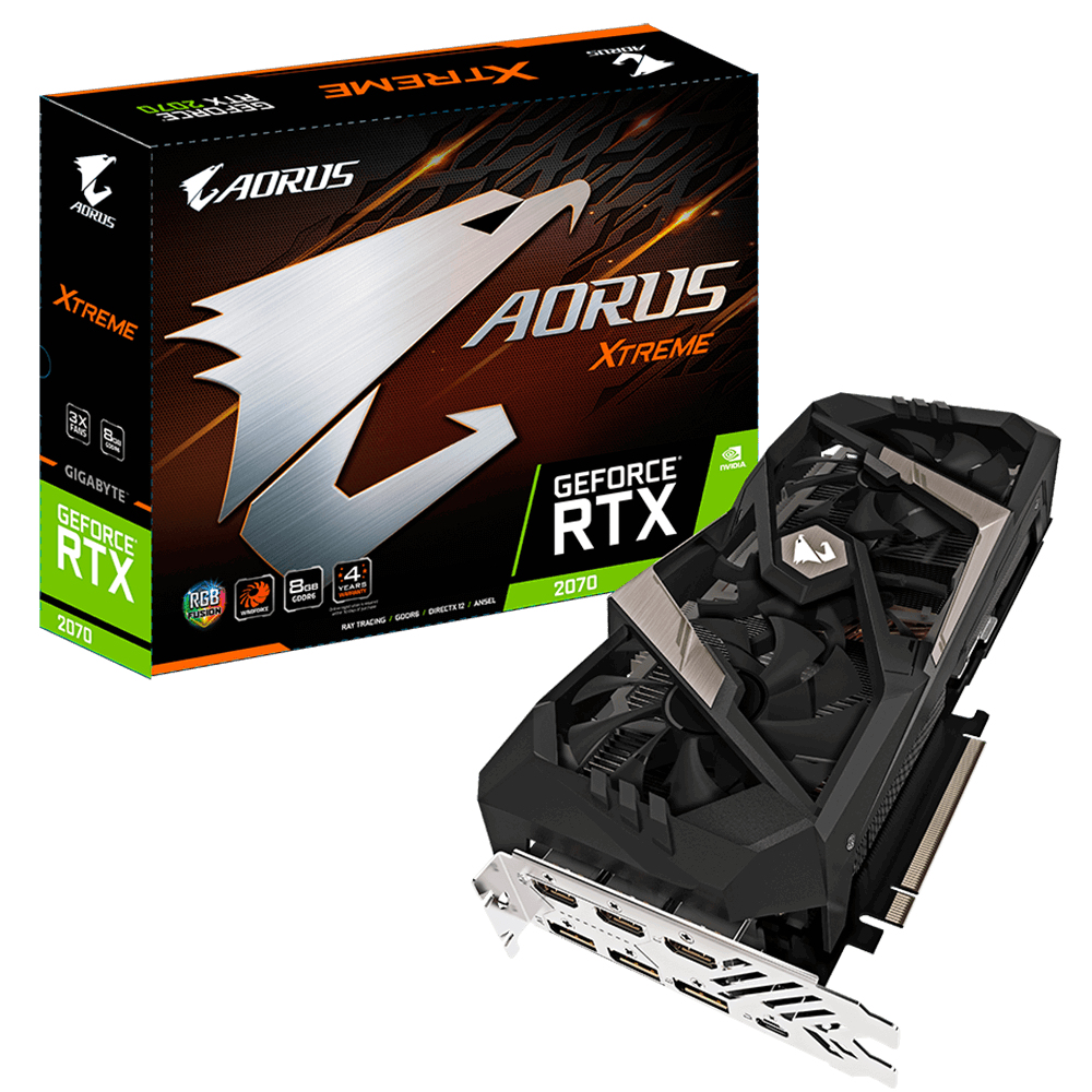 GIGABYTE GV-N2070AORUS X-8GC – image 1