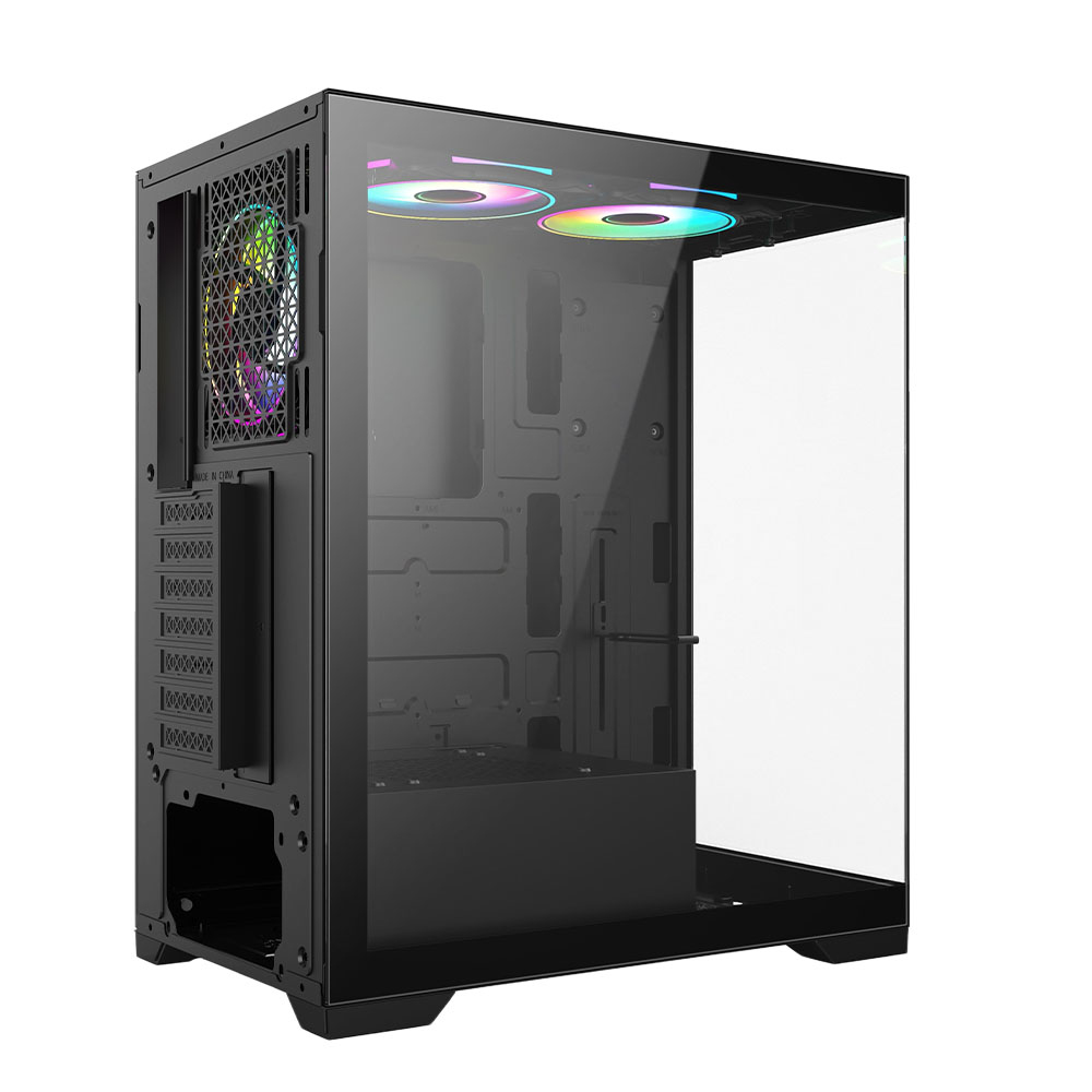 VIDA VETRO-BLK computer case Tower Black – image 5