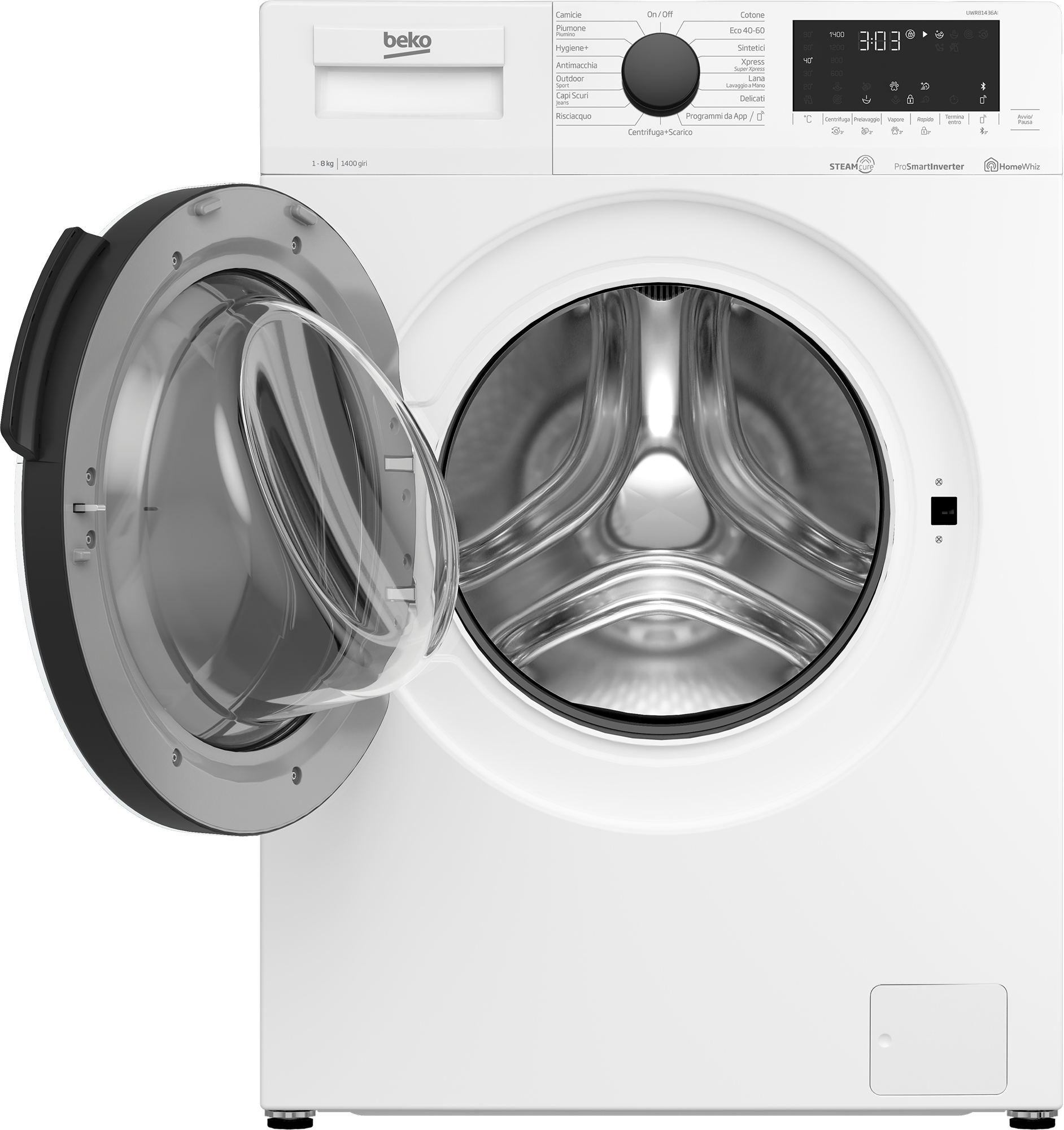 Beko UWR81436AI washing machine Front-load – image 2