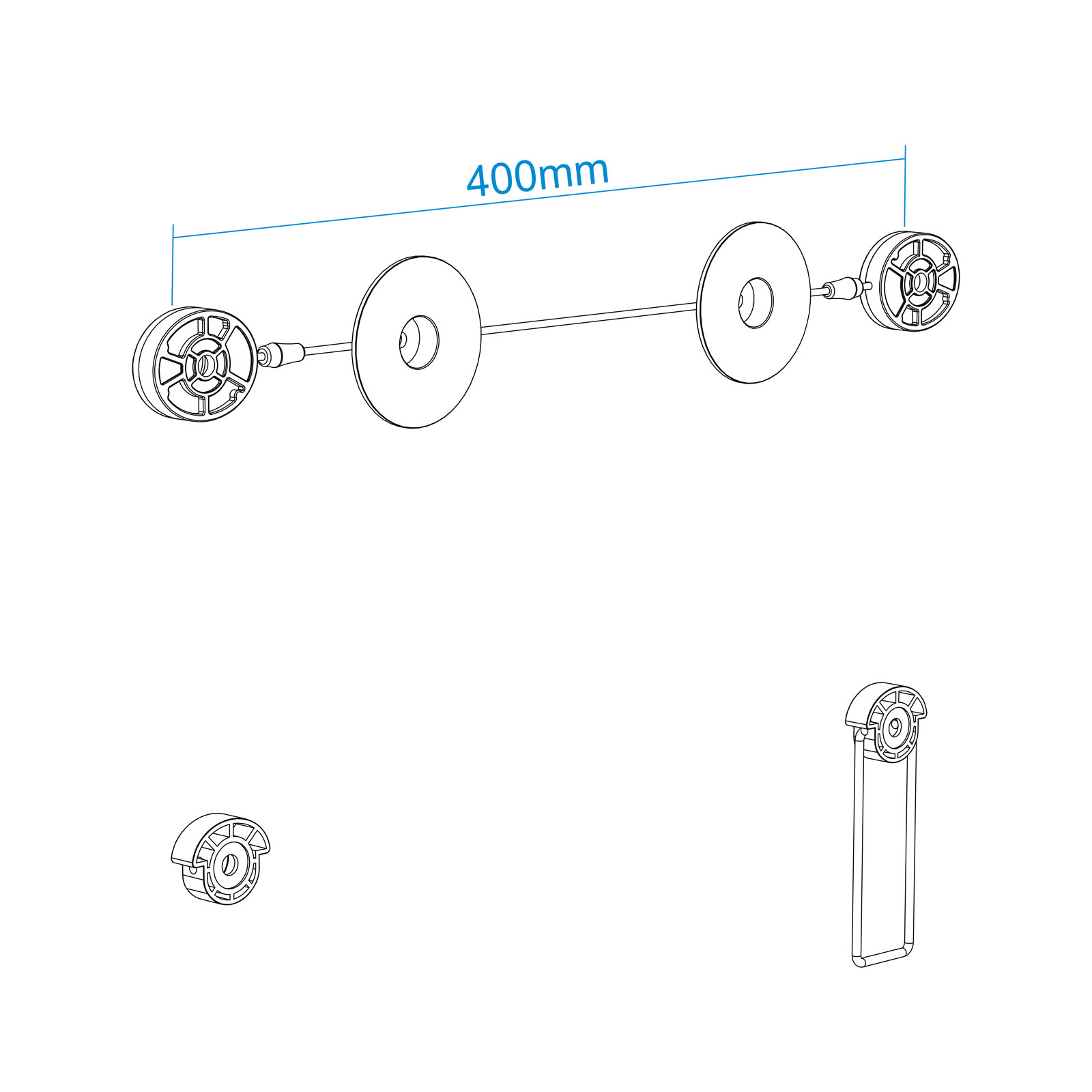 TooQ LED1055F-B TV mount/stand – image 6