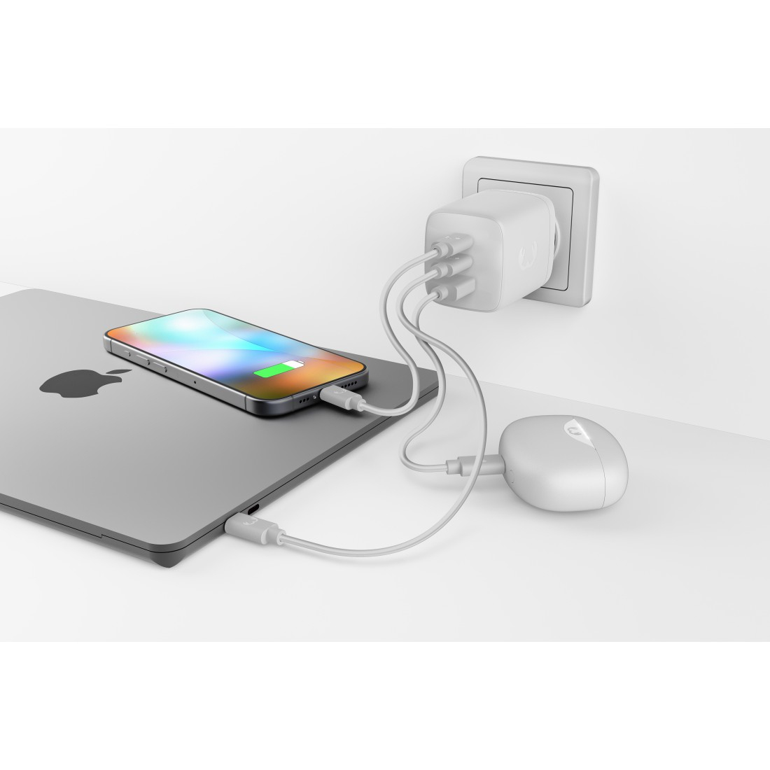 Hama 00232966 mobile device charger Tablet, Smartphone, Laptop, Headset, Headphones Light grey AC Fast charging Indoor – image 5