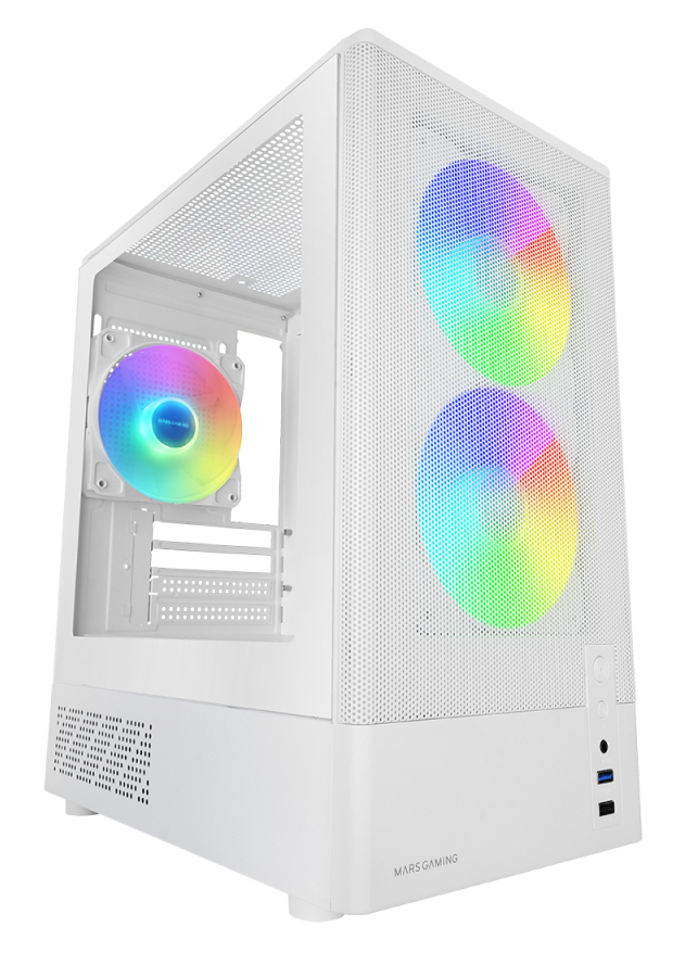 Mars Gaming MC-ONYXW Mini Tower White