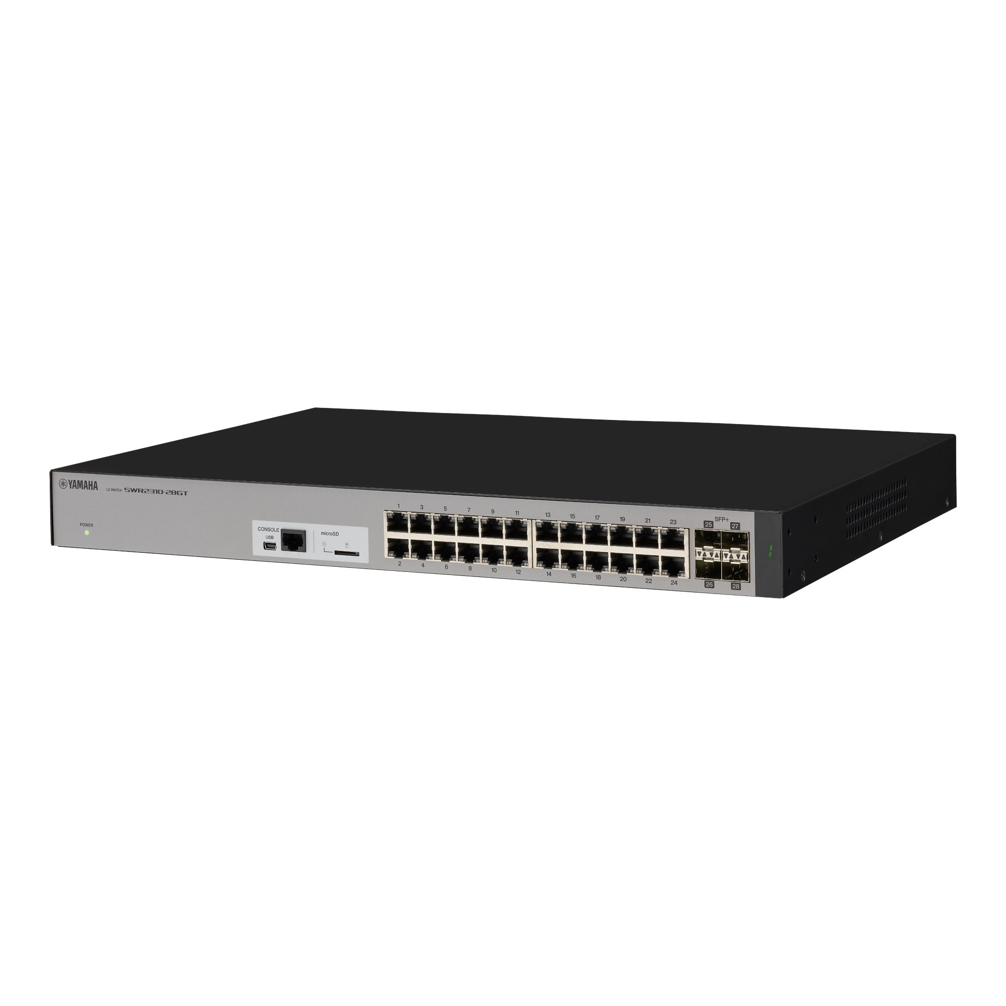 Yamaha SWR2310-28GT network switch Unmanaged L2 Gigabit Ethernet (10/100/1000) Power over Ethernet (PoE) – image 1