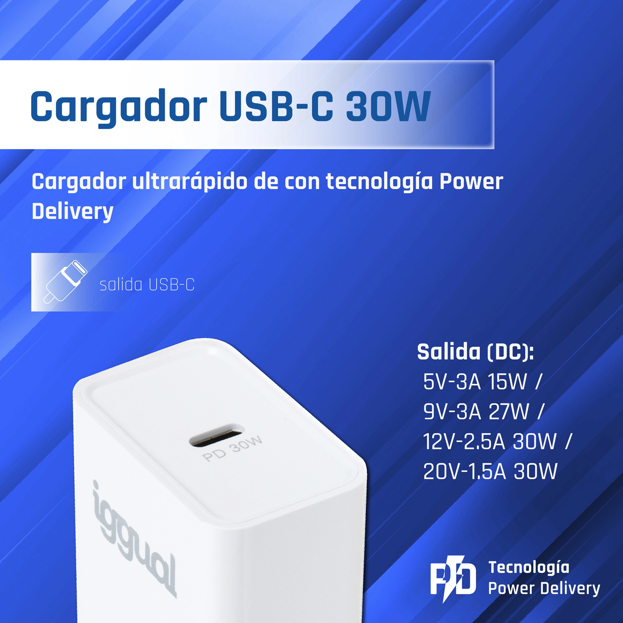 iggual IGG318317 mobile device charger Universal White AC Indoor – image 2